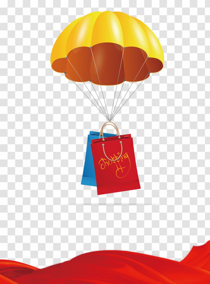 Box Parachute Gift Clip Art - Mail Transparent PNG