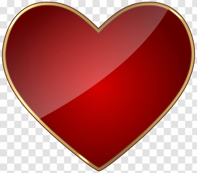 Red Heart - Transparent Clip Art Transparent PNG