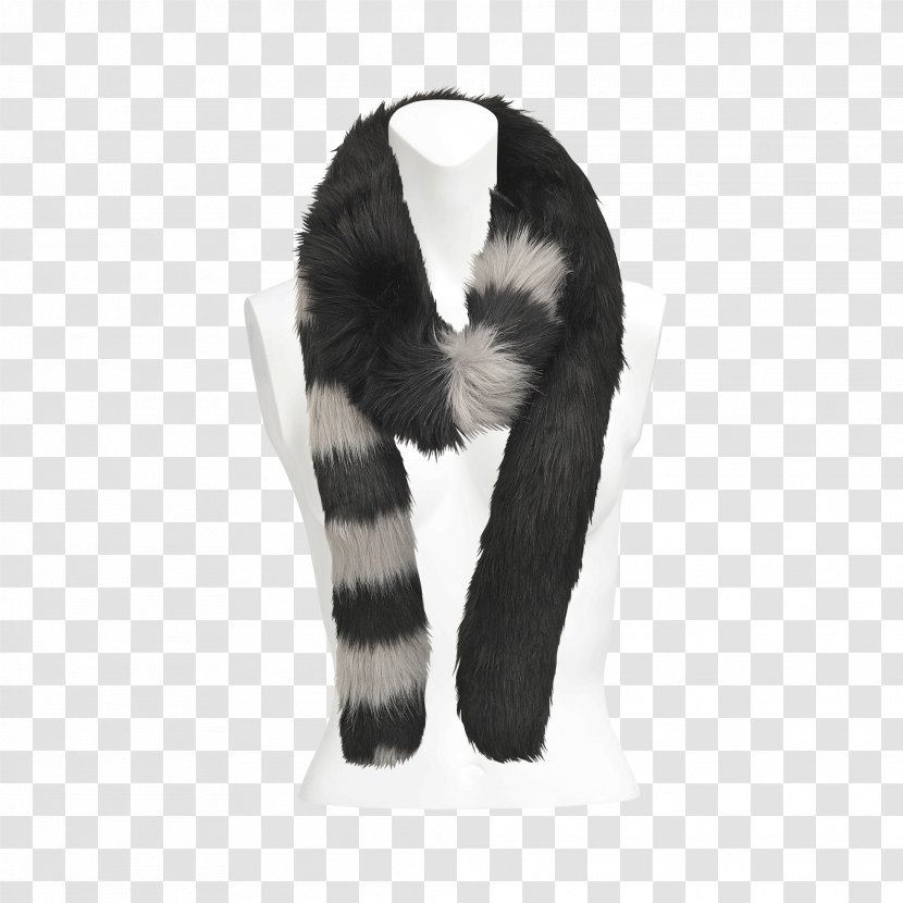 Fake Fur Scarf Candy Cane Collar - Clothing Accessories - Shawl Transparent PNG