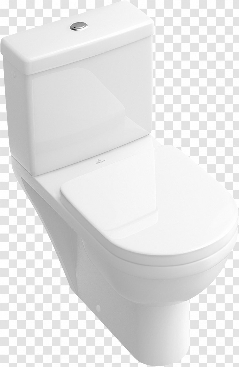 Flush Toilet Villeroy & Boch Porcelain Bathroom - Seat Transparent PNG