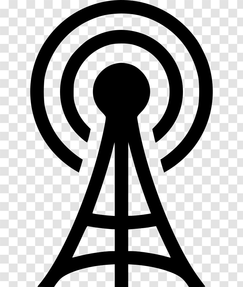 Telecommunications Tower - Cell Site - Radio Transparent PNG