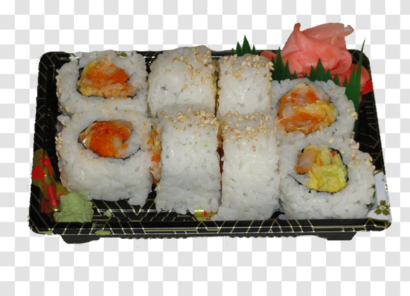 Onigiri California Roll Gimbap Sushi Sashimi - Comfort Food - Salad Transparent PNG