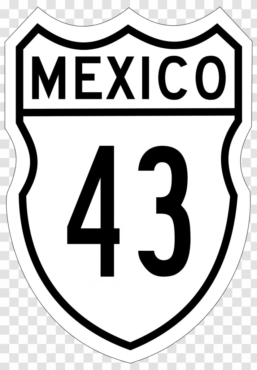 Mexican Federal Highway 57 85 113 Mexico City 2 - Number - Road Transparent PNG