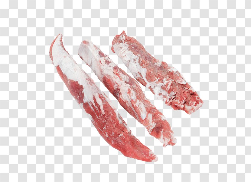 Red Meat Bacon Salami Beef - Cartoon Transparent PNG