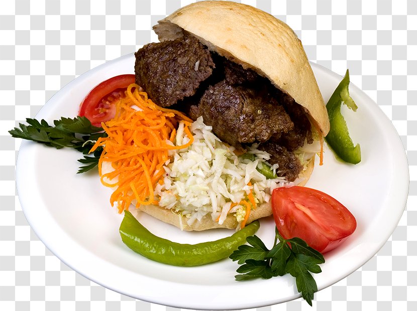 Buffalo Burger Doner Kebab Turkish Cuisine French Fries - Lamb And Mutton - Dish Transparent PNG