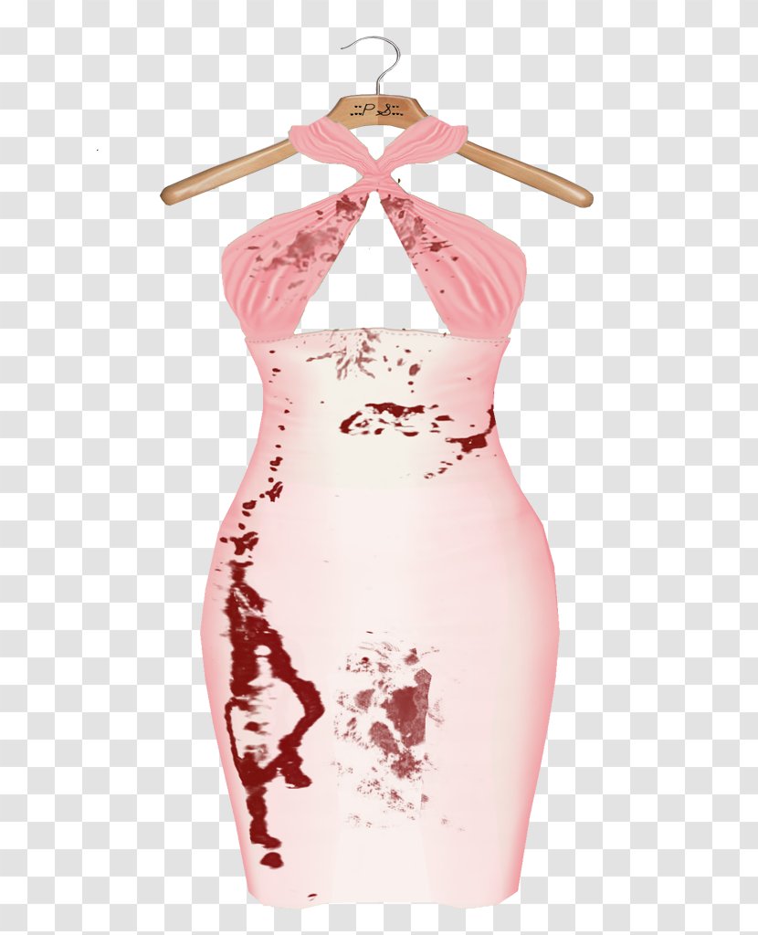 Shoulder Cocktail Dress Pink M - Clothing Transparent PNG