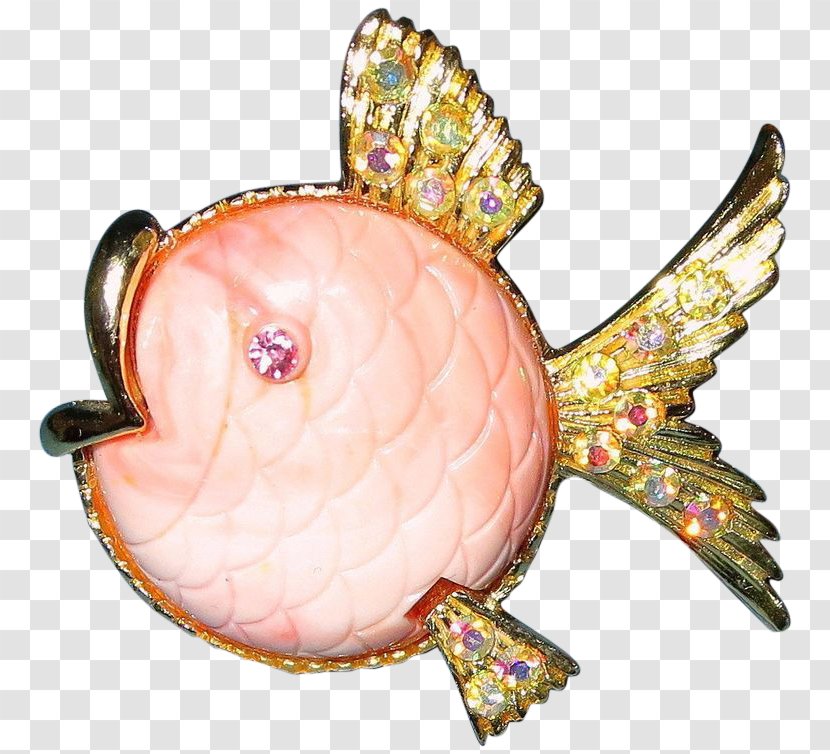 1950s Brooch Jewellery Pink Imitation Gemstones & Rhinestones - Images Transparent PNG