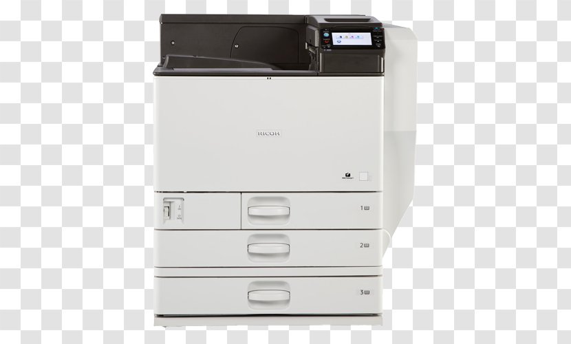 RICOH Ricoh 407836 Laser Printer - Photocopier - Sp 8300DN Monochrome 600 X Dpi Print Plain Paper Desktop 50 Ppm Mono C6 Envelop Aficio SP C830DN PrintingPrinter Transparent PNG