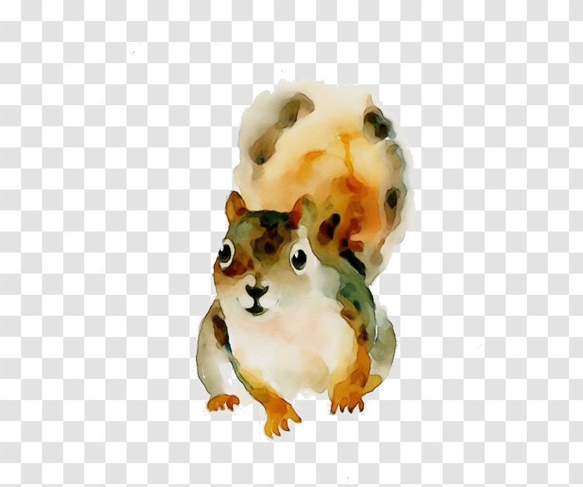 Hamster Background - Watercolor - Animal Figure Chipmunk Transparent PNG