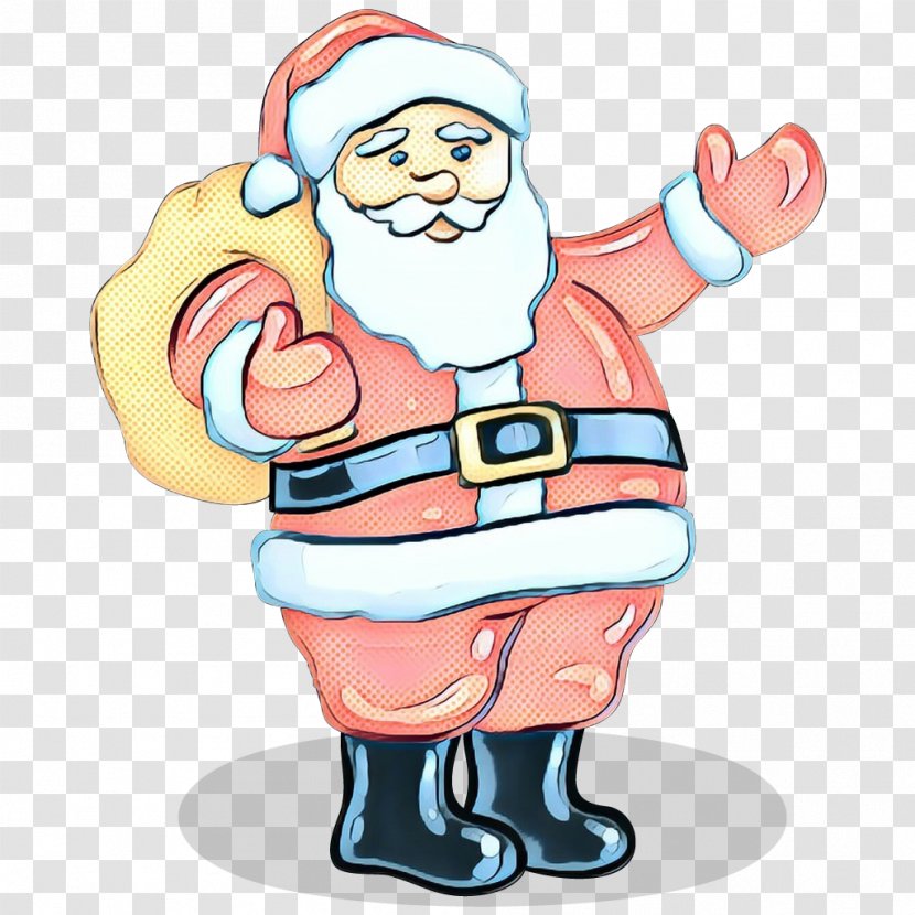 Santa Claus Cartoon - Behavior Human Transparent PNG