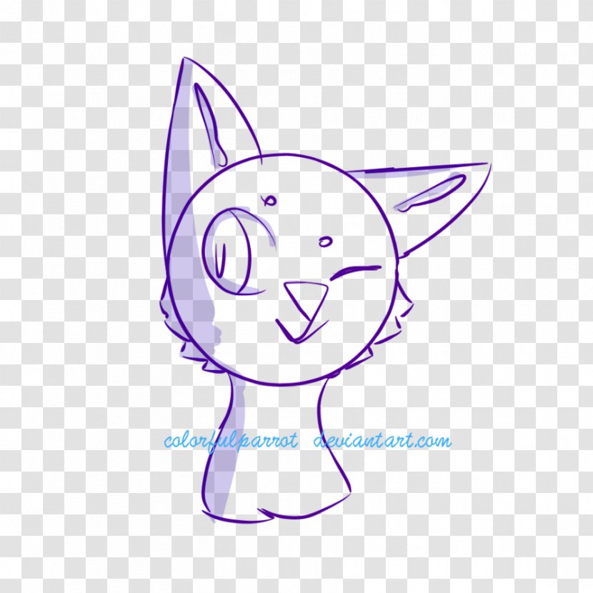 Whiskers Kitten Cat Clip Art - Flower Transparent PNG