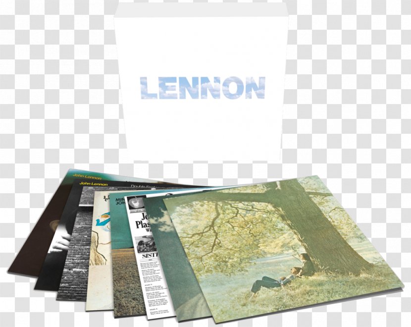 Phonograph Record Box Set John Lennon Signature LP The Beatles - Disco In Vinile Transparent PNG