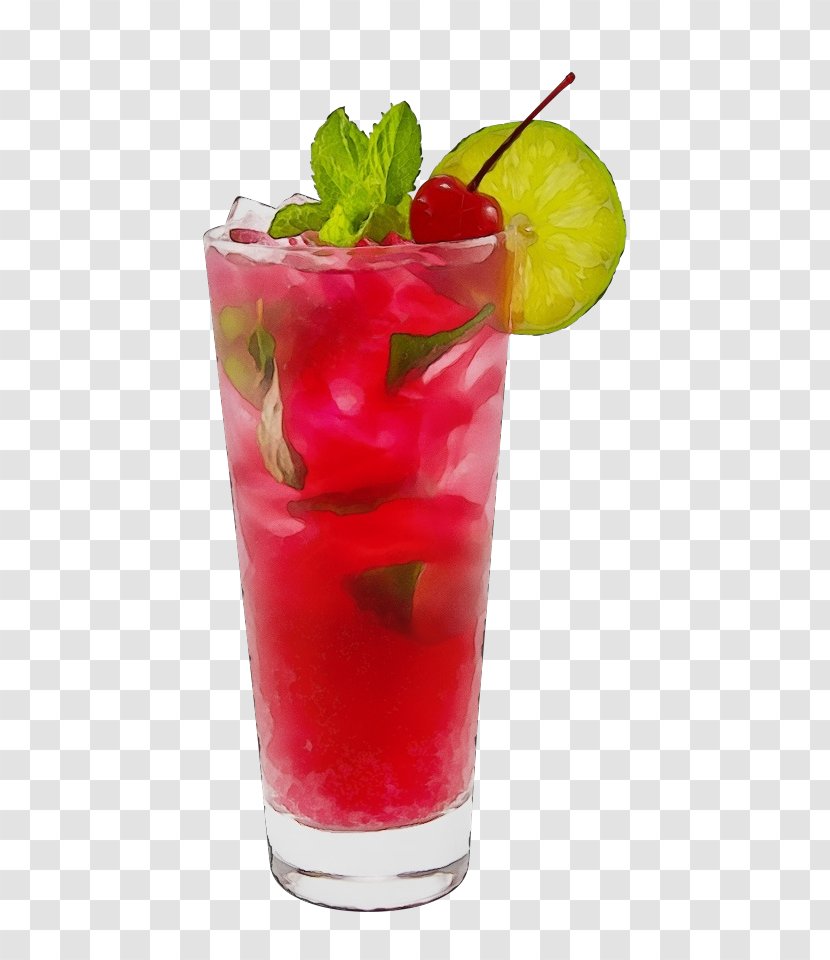 Drink Cocktail Garnish Juice Non-alcoholic Beverage Woo - Caipiroska Food Transparent PNG
