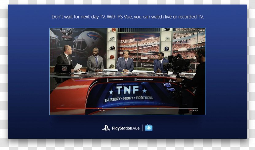 PlayStation Vue Screenshot Apple TV - Lincoln Motor Company Transparent PNG