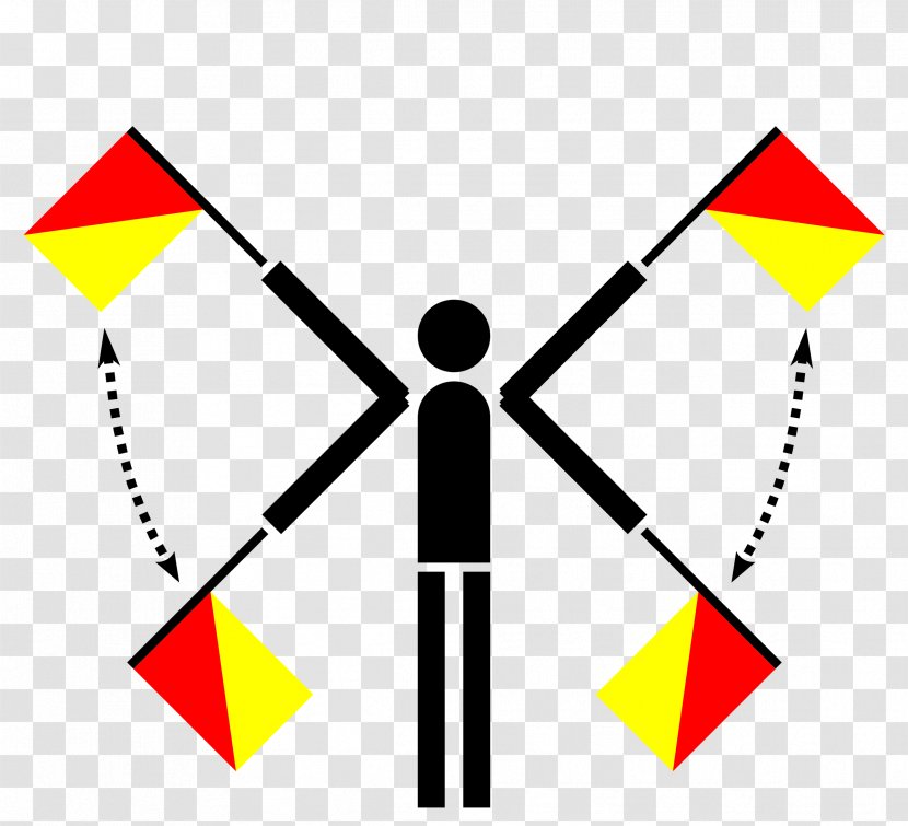 Flag Semaphore Clip Art - Technology - Signal Transparent PNG