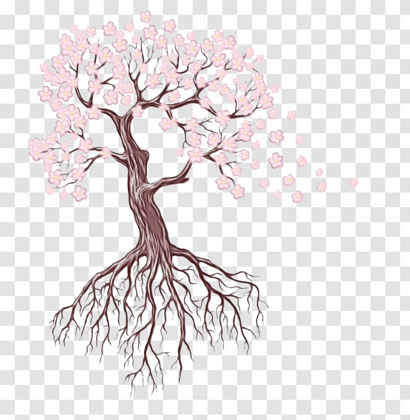 Drawing Tree Sketch Illustration Root - Line Art - Branch Transparent PNG