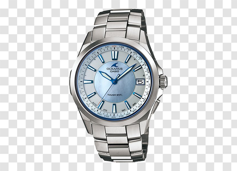 Casio Oceanus Solar-powered Watch タフムーブメント - Brand Transparent PNG