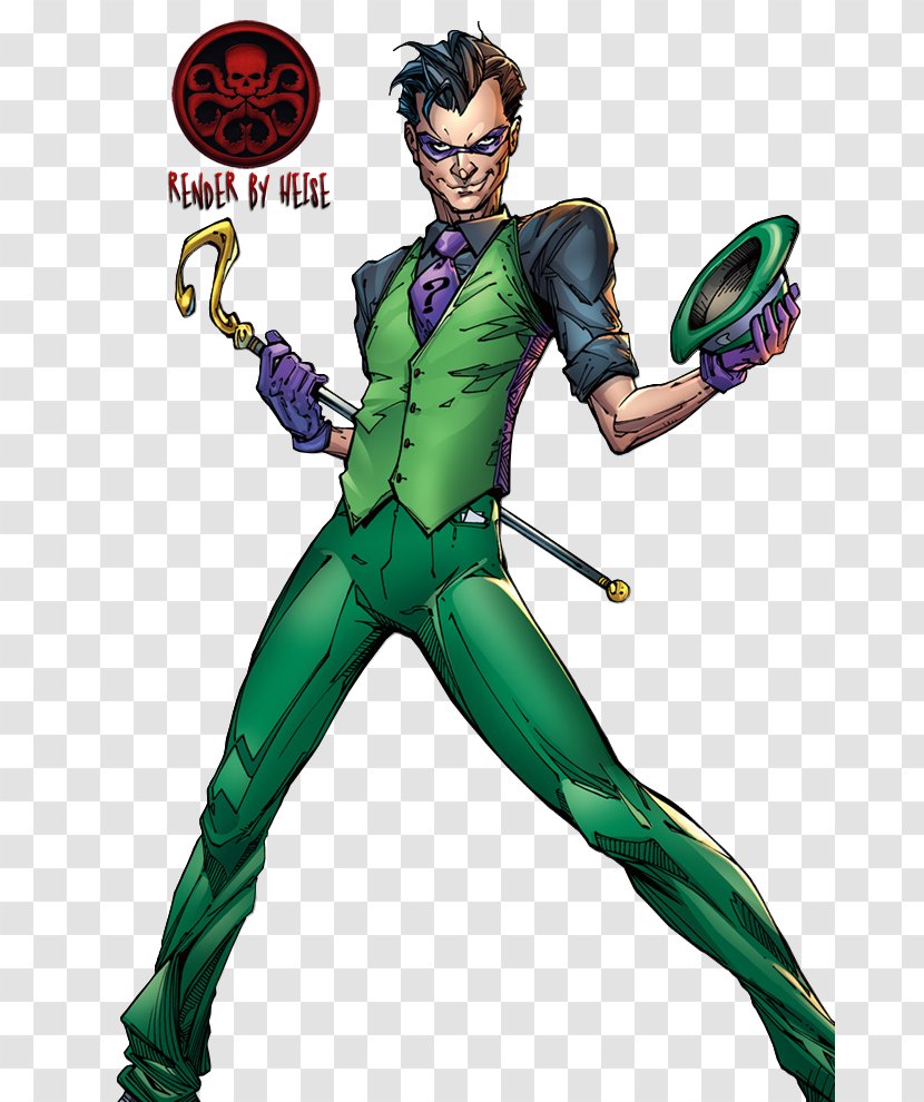 Riddler Joker Batman Harley Quinn Comic Book - Fictional Character - Dc Comics Transparent PNG