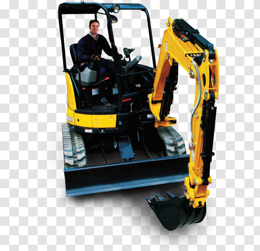 Heavy Machinery Yanmar Impact Landscape Supplies Excavator - Electric Motor - Forklift Truck Transparent PNG