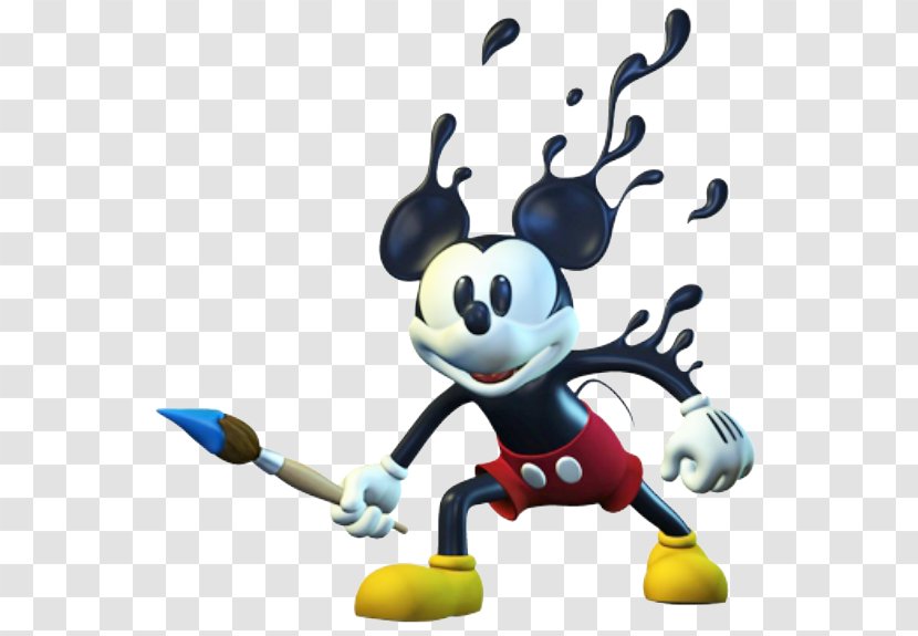 Epic Mickey 2: The Power Of Two Mouse Minnie Oswald Lucky Rabbit - Coloring Book Transparent PNG