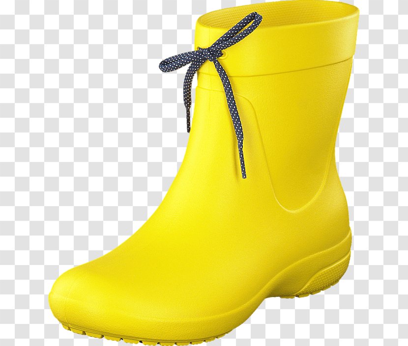 Crocs Freesail Shorty Rain Boot Women's Boots Shoe Wellington Transparent PNG