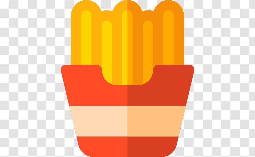 Clip Art - Orange - French Fries Transparent PNG