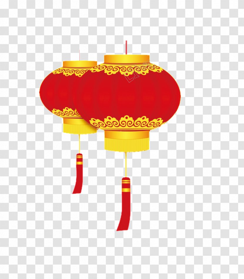 Chinese New Year Lantern Firecracker Image - Red Transparent PNG