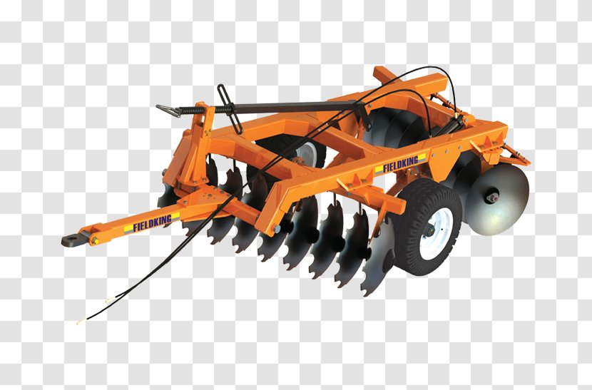 Disc Harrow Cultivator Agriculture Plough - Tractor Transparent PNG