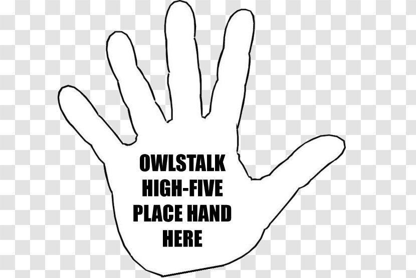 High Five Hand Thumb Logo Clip Art - Human Behavior Transparent PNG