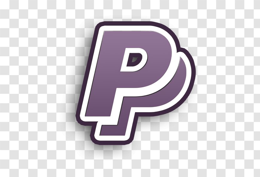Paypal Icon - Violet - Symbol Material Property Transparent PNG