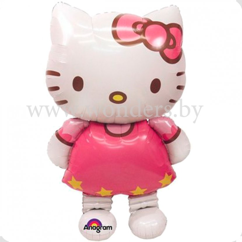 Hello Kitty Balloon Party Birthday - Inflatable Transparent PNG