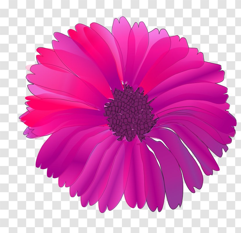 Pink Flowers Purple Clip Art - Copyright - Flower Images Transparent PNG