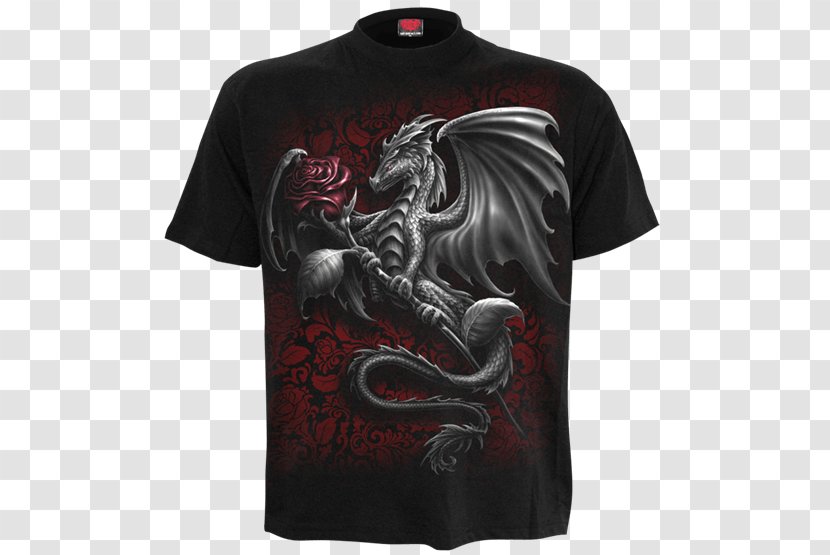 T-shirt Dragon Clothing Unisex - Black Transparent PNG