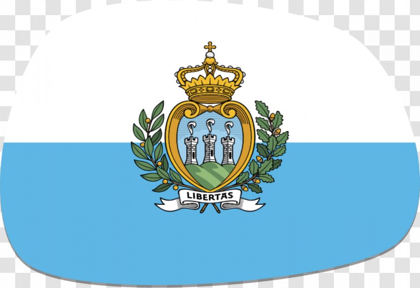 Flag Of San Marino 2018 Winter Olympics European Union - Crest Transparent PNG