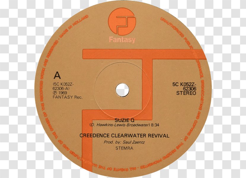 Creedence Clearwater Revival Born On The Bayou Penthouse Pauper Proud Mary-3 Compact Disc - Label - Vinyl Transparent PNG