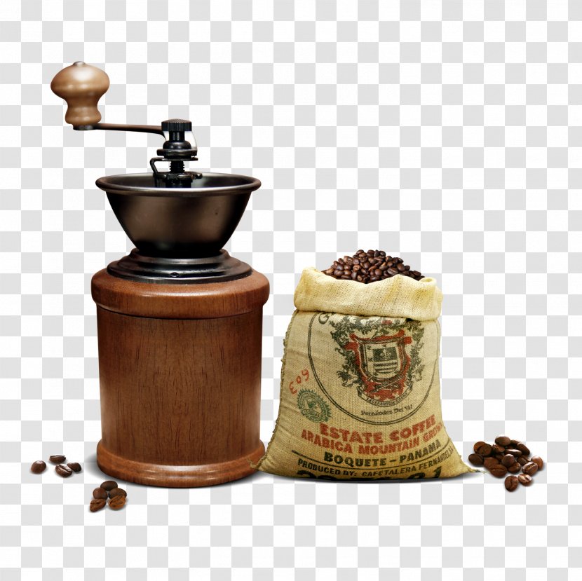 White Coffee Cafe Coffeemaker Bean - Beans Machine Transparent PNG