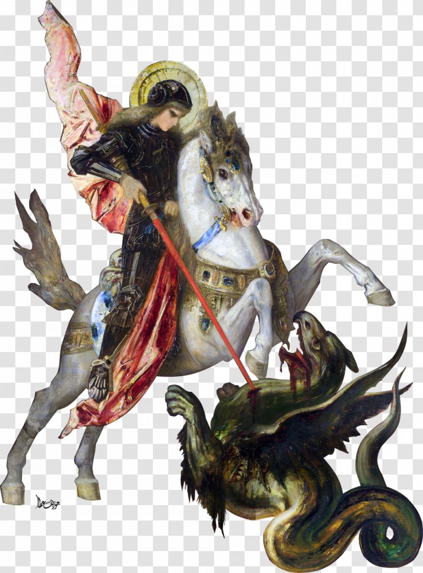 DeviantArt Dragon Artist Legendary Creature - Art - Saint George Transparent PNG