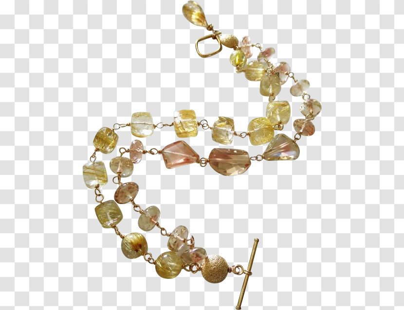 Amber Bead Necklace Body Jewellery Transparent PNG