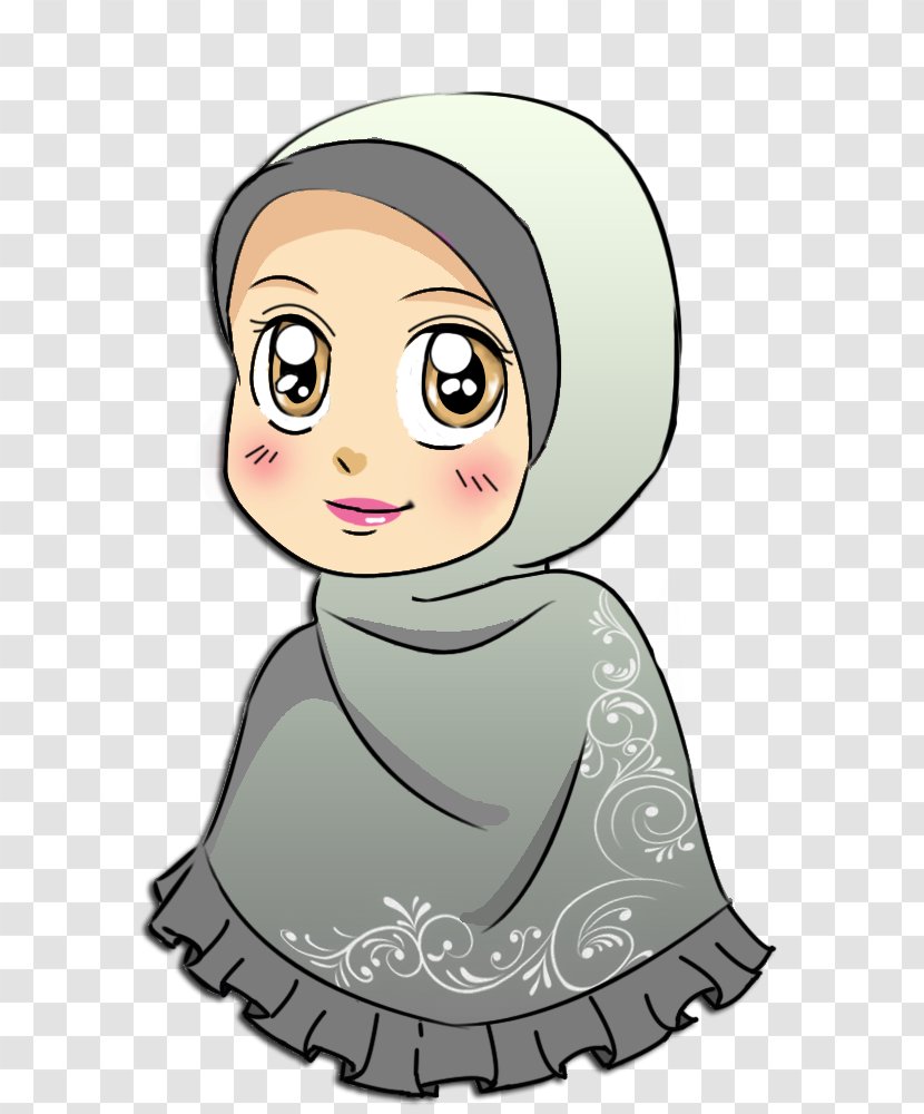 Women In Islam Muslim Hijab Clip Art - Cartoon Transparent PNG