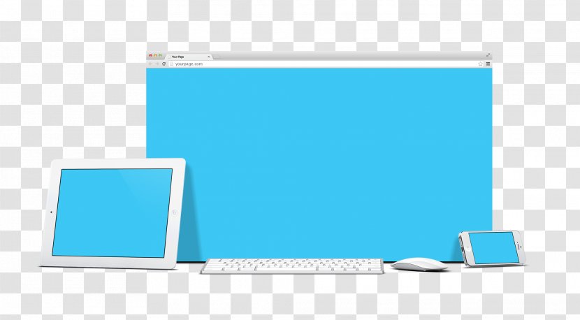 Turquoise Line - Azure - Design Transparent PNG