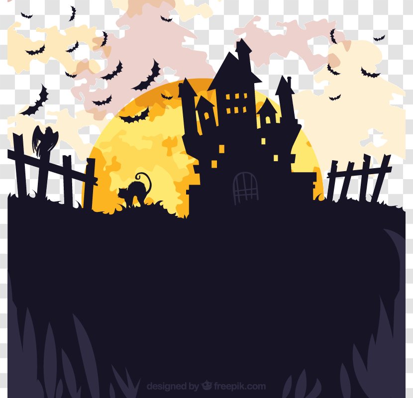 Horror Halloween Decorative Background Vector - Heart - Tree Transparent PNG