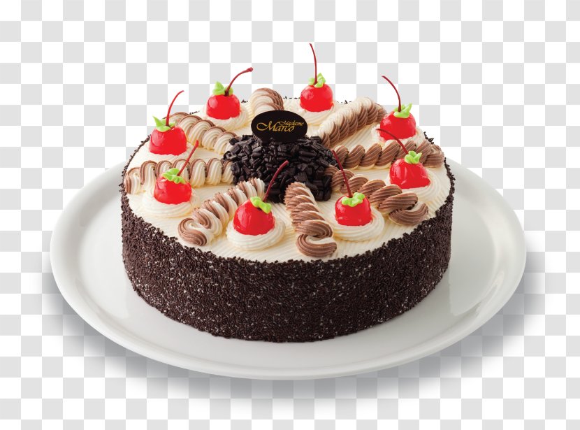 Chocolate Cake Black Forest Gateau Tortita Negra Fruitcake - Whipped Cream - ิbakery Transparent PNG