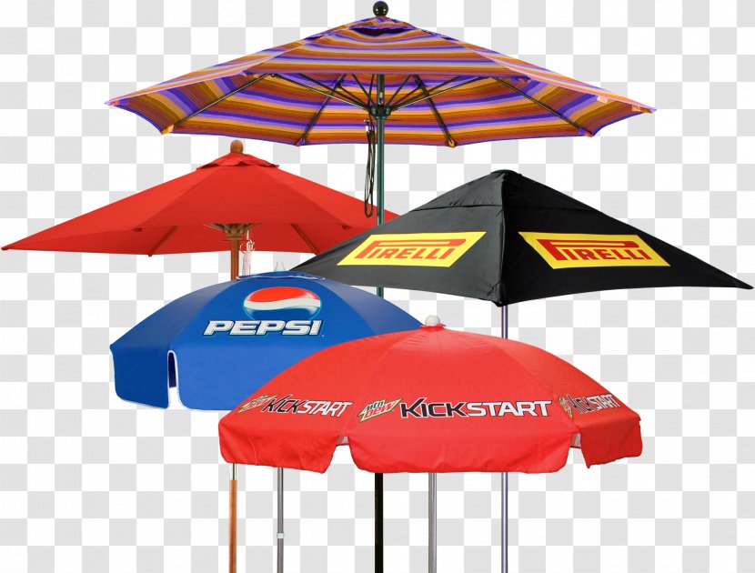 Umbrella Printing Patio Promotion Advertising - Clothing Accessories Transparent PNG