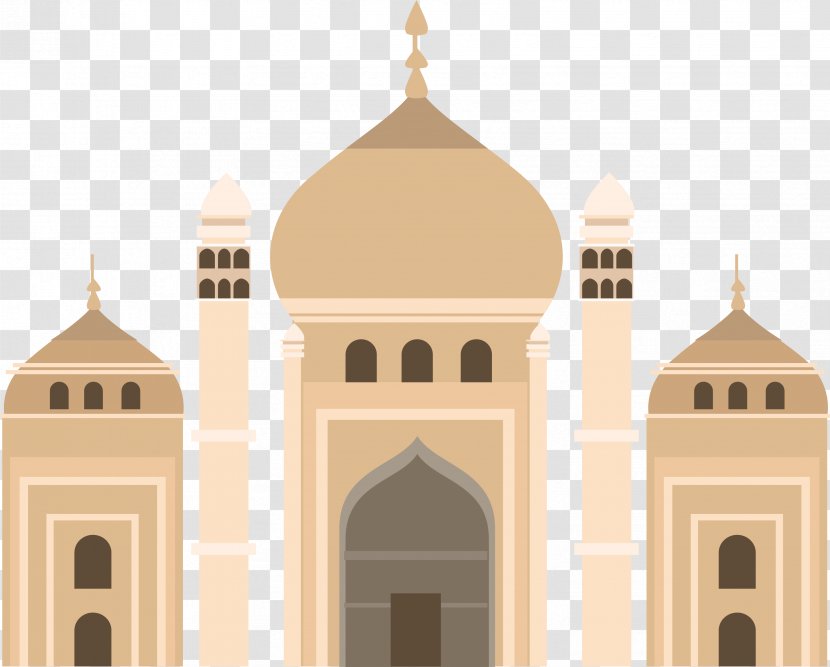 Church Icon - Medieval Architecture - Khaki Transparent PNG