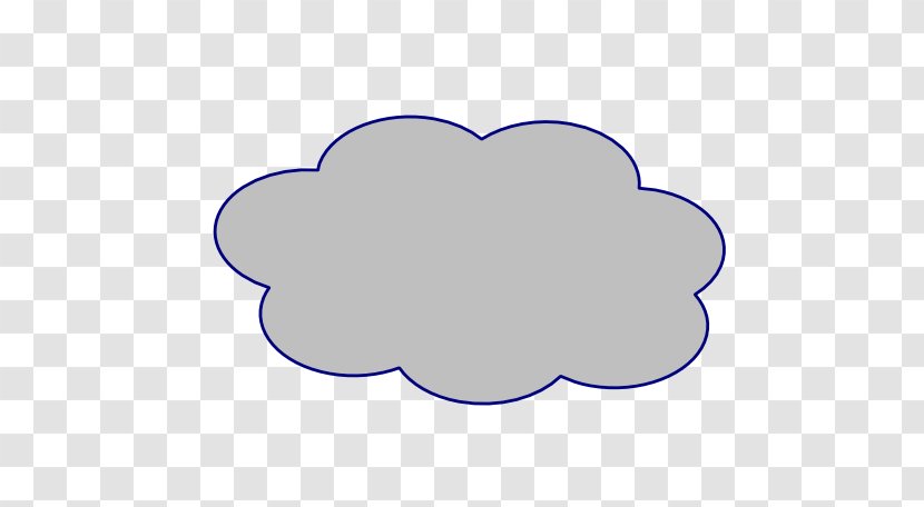 Cloud Grey Clip Art - Heart Transparent PNG