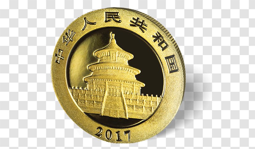Giant Panda Chinese Gold Bullion Coin - As An Investment Transparent PNG