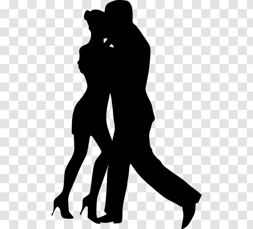 Clip Art Partner Dance Silhouette - Human - Couple Transparent PNG