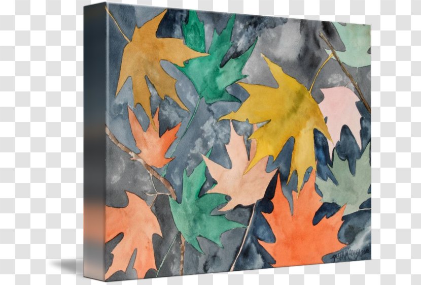 Maple Leaf Tree Plant Painting - WATERCOLOR LEAF Transparent PNG