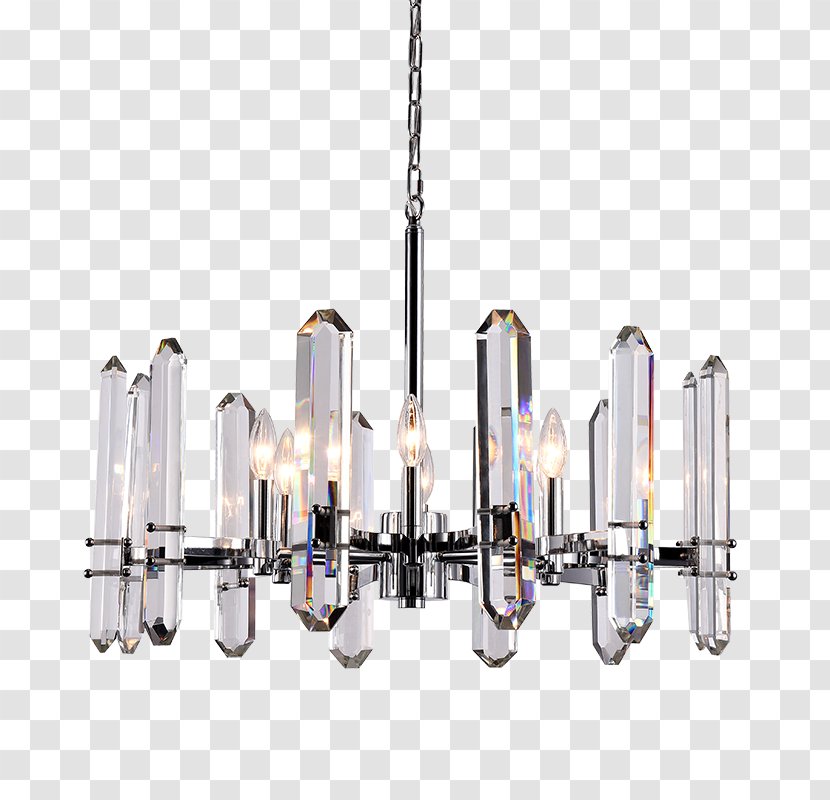 Chandelier Lighting Ceiling - Feather - Glass Transparent PNG