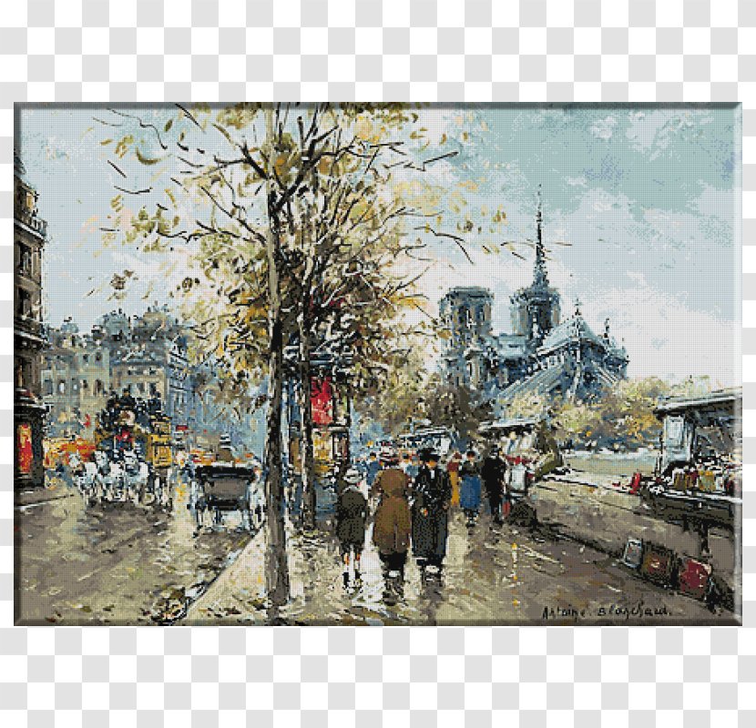 Notre-Dame De Paris Painting Saint-Germain-des-Prés KRIF Painter - Artist Transparent PNG